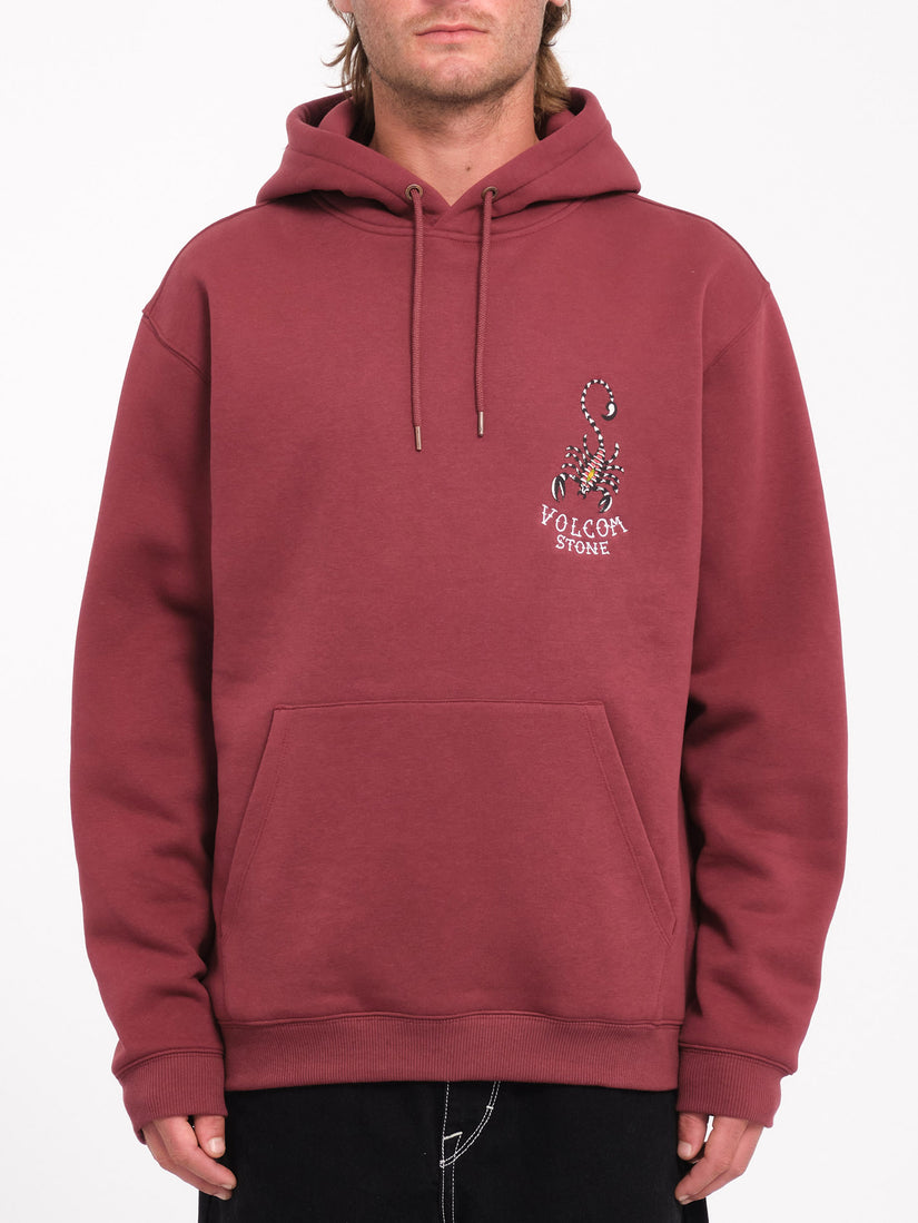 Sweat à capuche Lintell - MERLOT