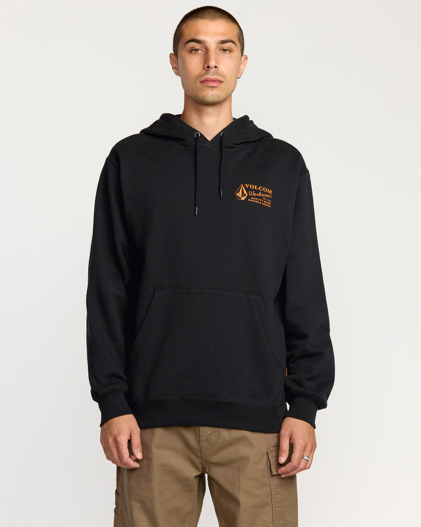 Sweat À Capuche Workwear - Black