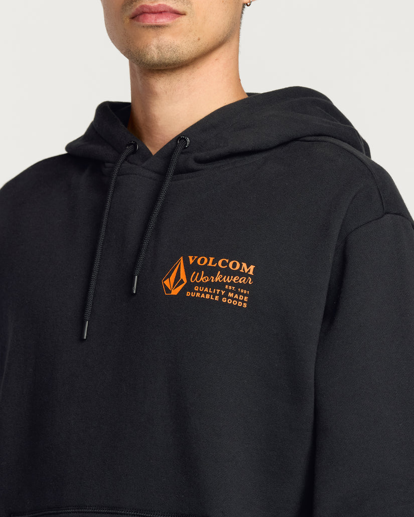 Sweat À Capuche Workwear - Black
