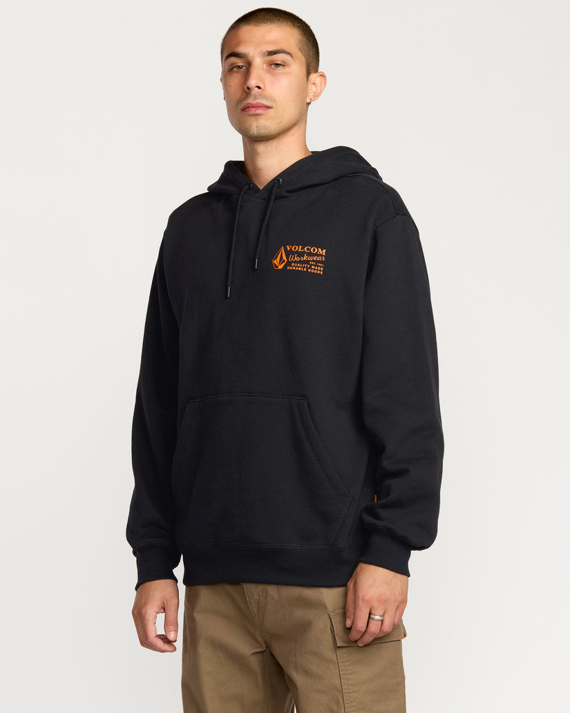 Sweat À Capuche Workwear - Black