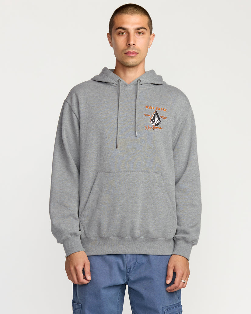 Sweat À Capuche Workwear - Heather Grey