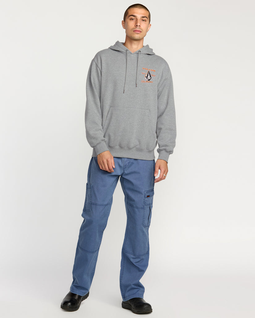 Sweat À Capuche Workwear - Heather Grey