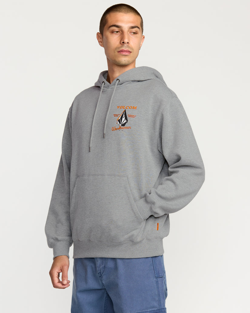 Sweat À Capuche Workwear - Heather Grey