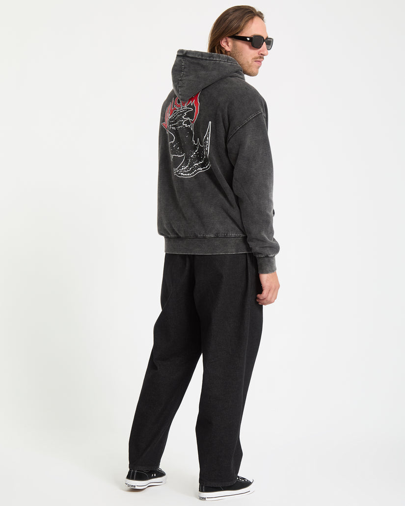 Sweat À Capuche Nightwasher - Light Acid Black