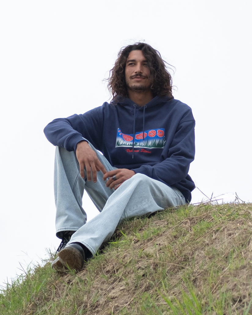 Sweat à capuche Carrau - Marine