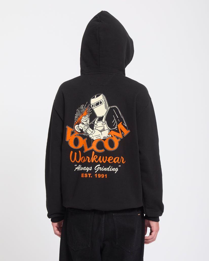 Sweat à capuche Always Grinding - Black