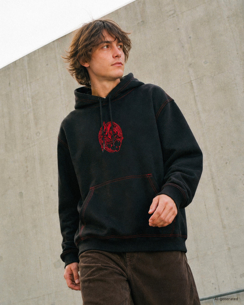 Sweat à capuche For The Stone - Black