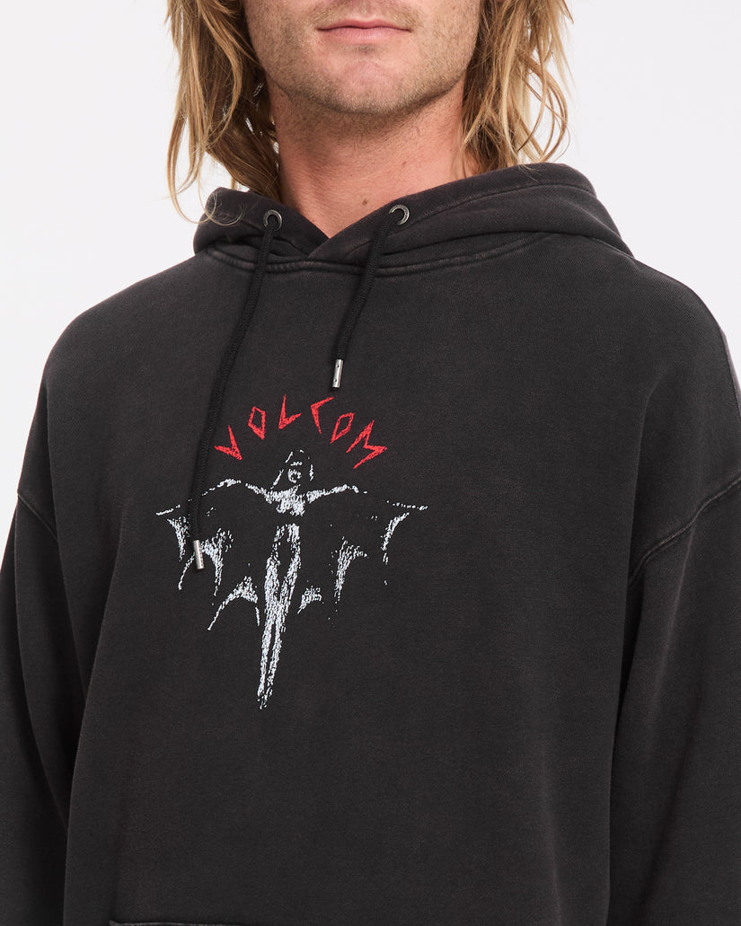Sweat à capuche Wrong Angel - Light Acid Black