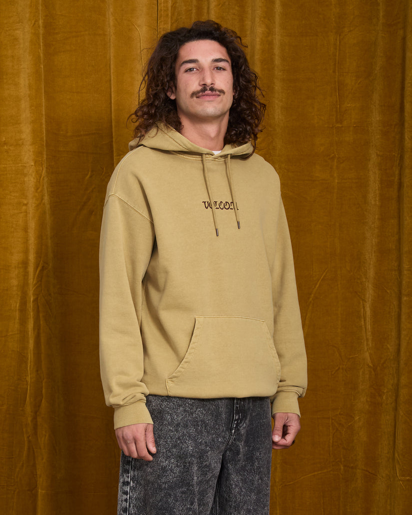 Sweat à capuche Big Stone - Mustard