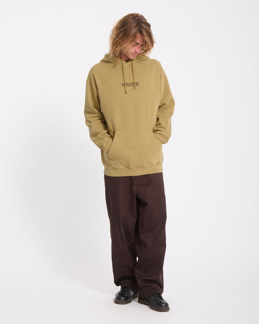 Sweat à capuche Big Stone - Mustard