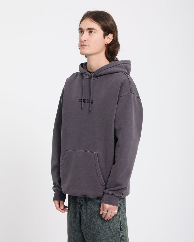 Sweat à capuche Big Stone - Raisin