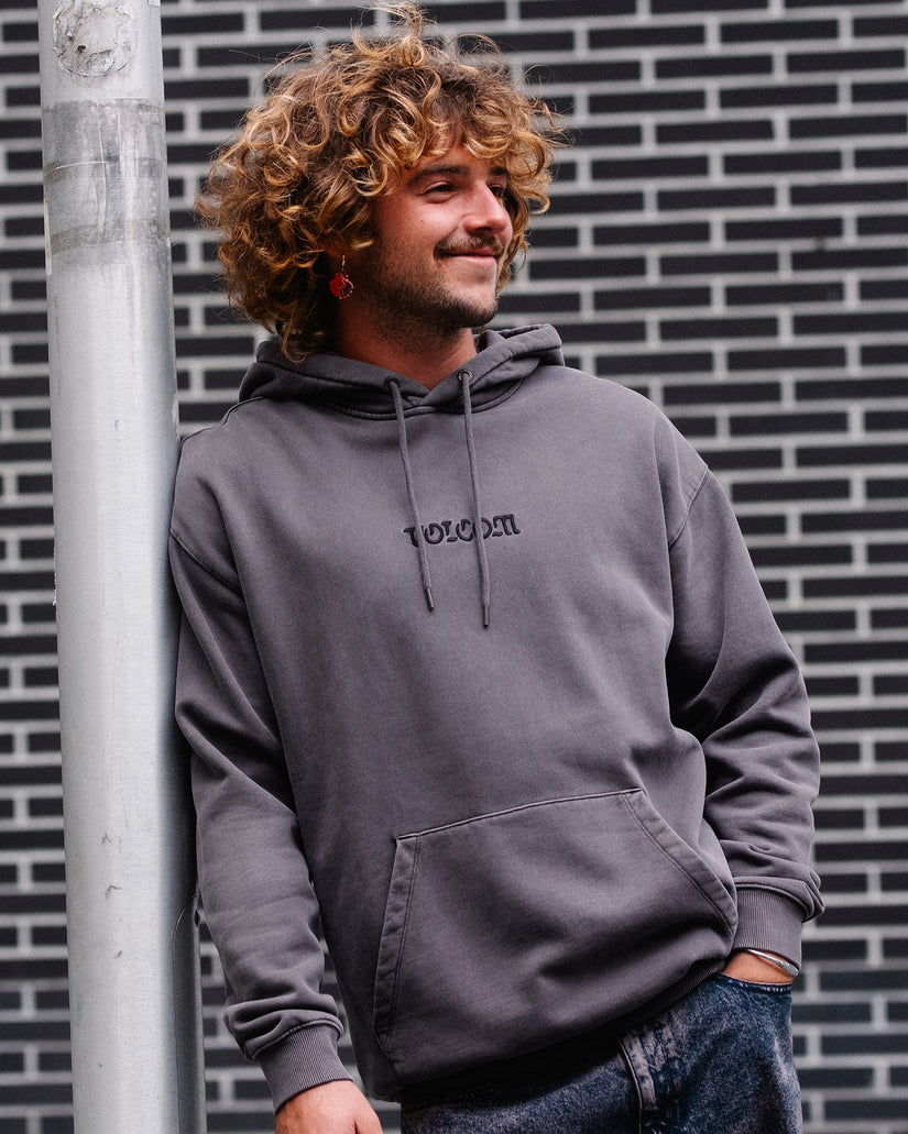 Sweat à capuche Big Stone - Raisin