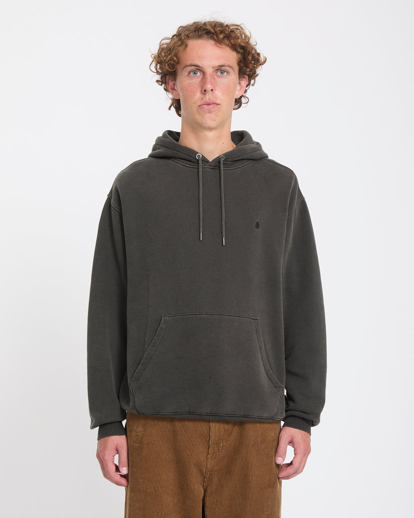 Sweat à capuche Single Stone - Rinsed Black