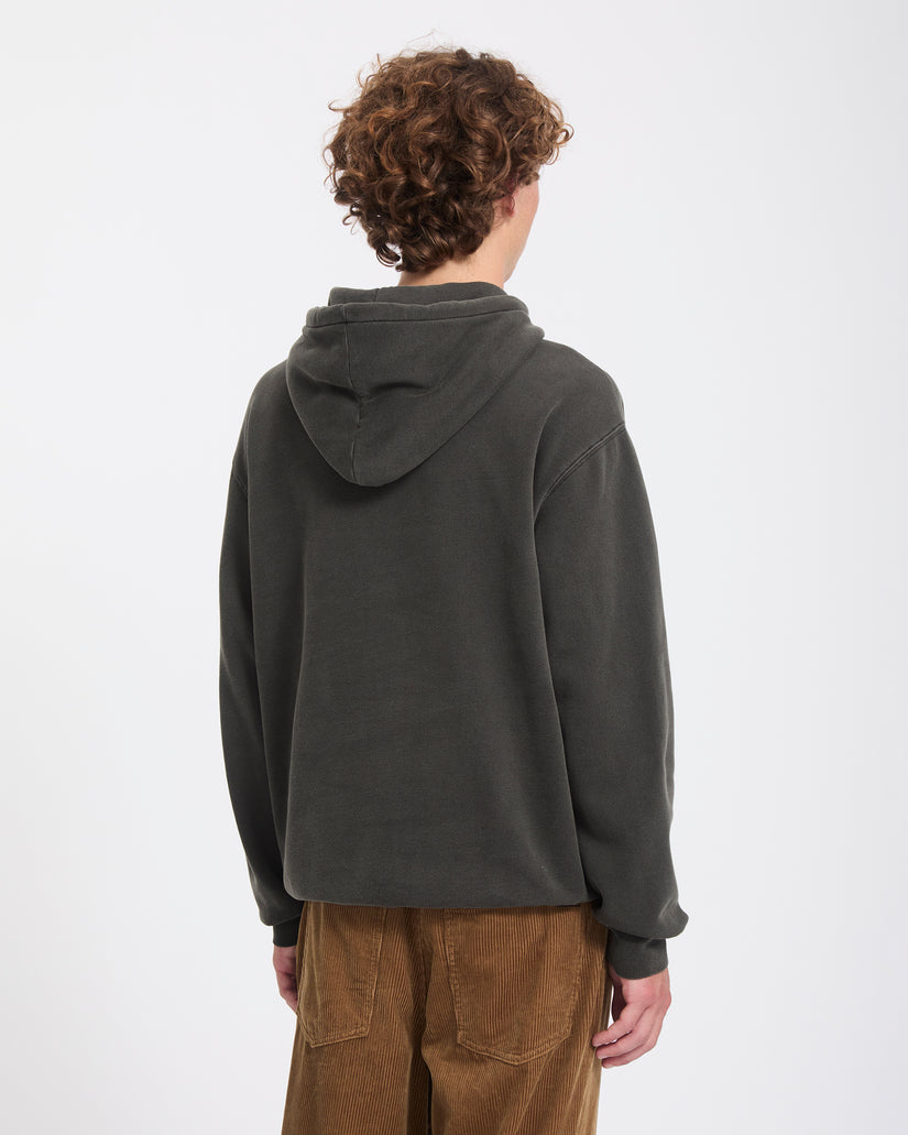 Sweat à capuche Single Stone - Rinsed Black
