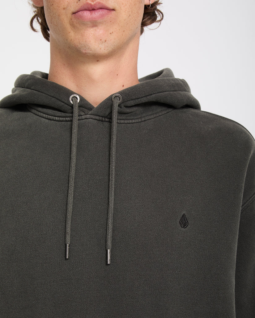 Sweat à capuche Single Stone - Rinsed Black