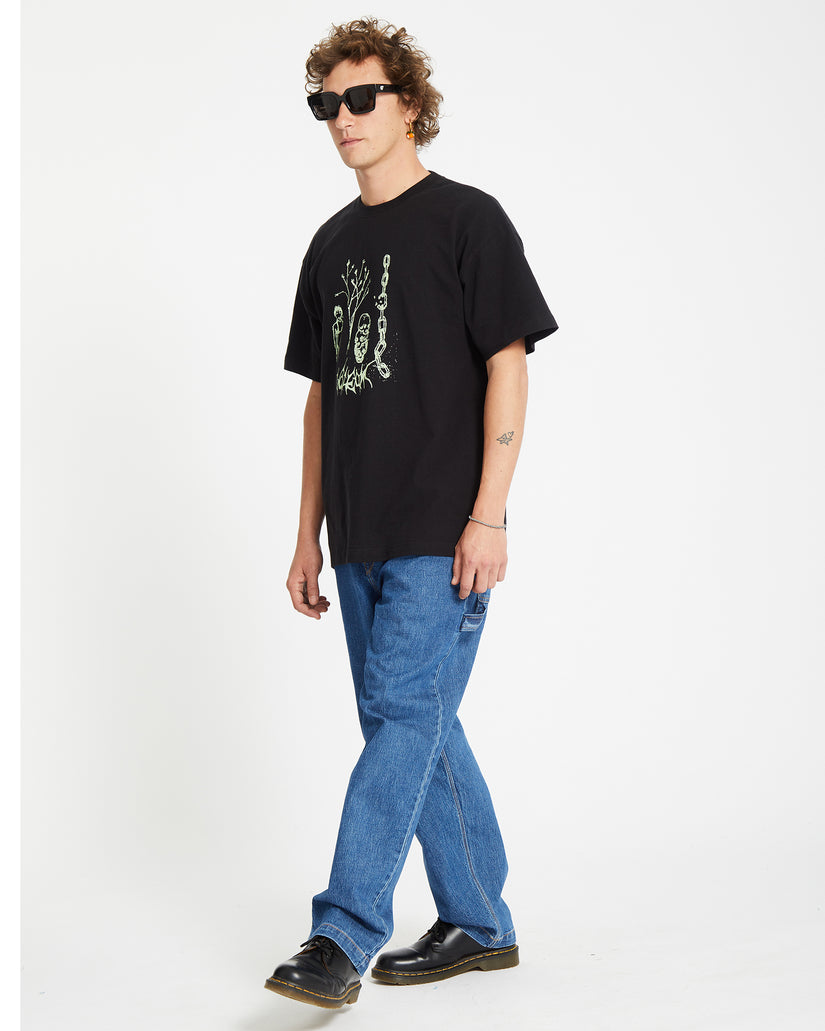 T-shirt Poetic Dess - BLACK