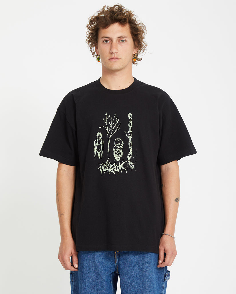 T-shirt Poetic Dess - BLACK