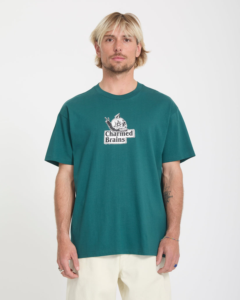 T-shirt Charmed Brains - Rifle Green