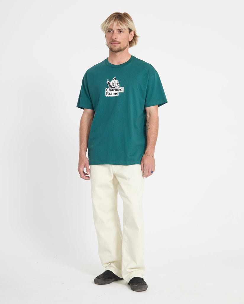 T-shirt Charmed Brains - Rifle Green