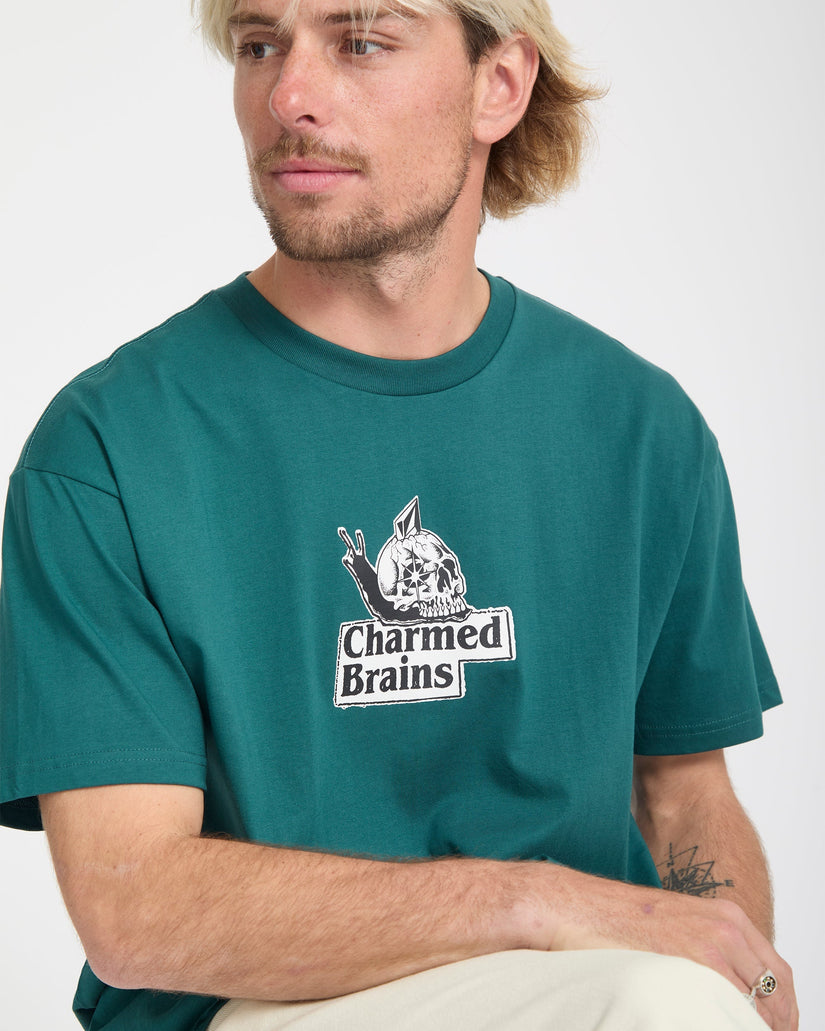 T-shirt Charmed Brains - Rifle Green