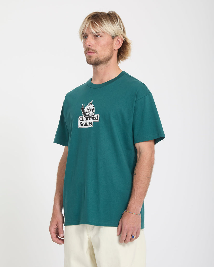 T-shirt Charmed Brains - Rifle Green