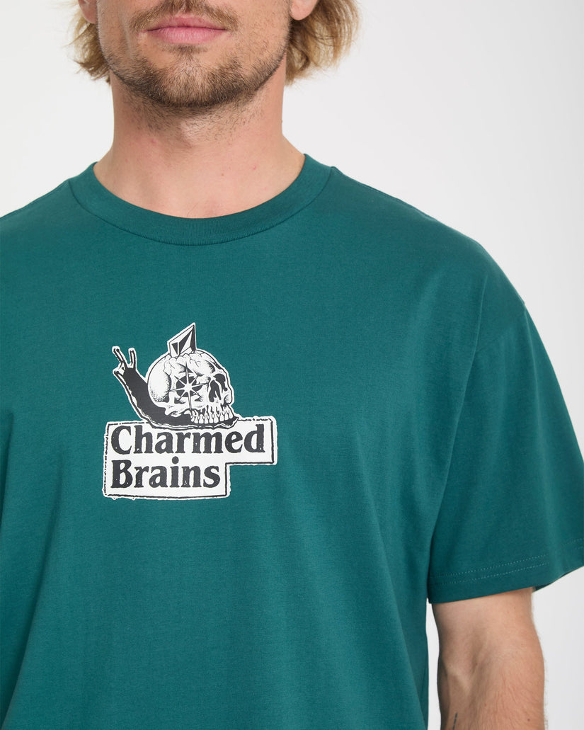 T-shirt Charmed Brains - Rifle Green