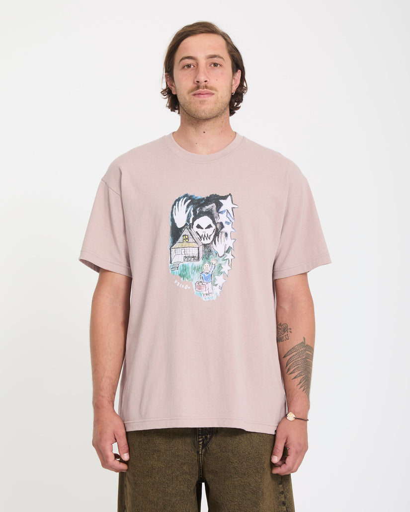 T-shirt Issam Auptel - Bark Brown