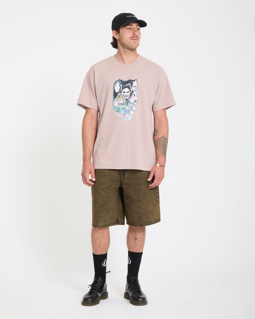 T-shirt Issam Auptel - Bark Brown