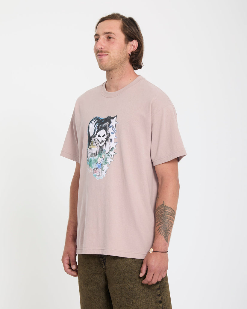 T-shirt Issam Auptel - Bark Brown