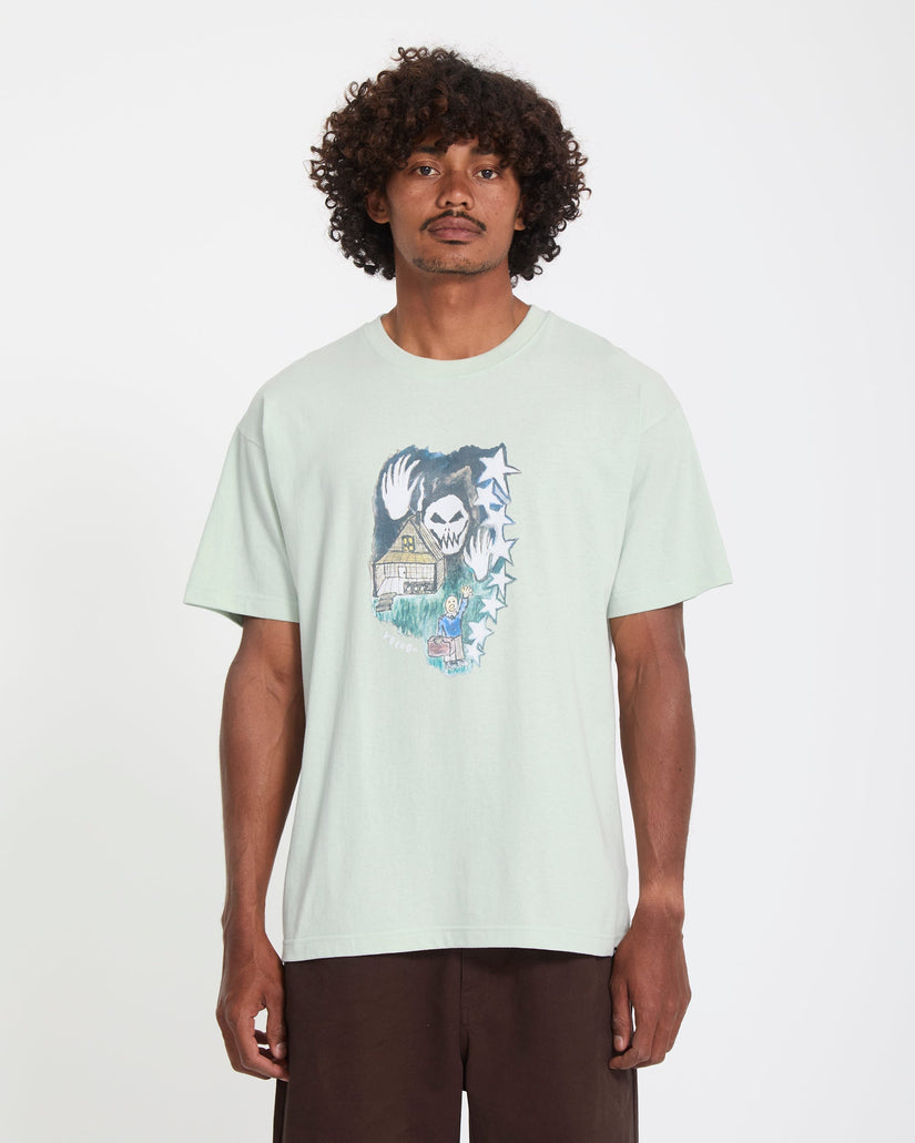 T-shirt Issam Auptel - Pale Aqua