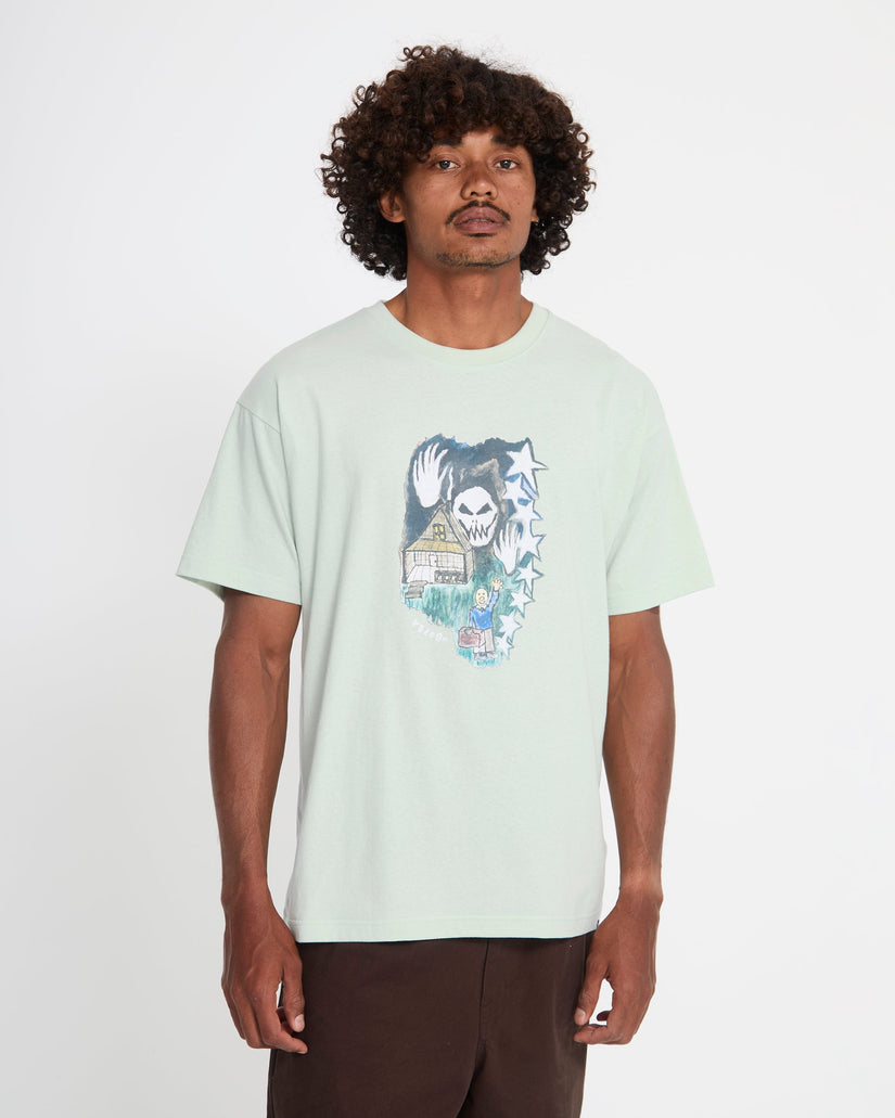 T-shirt Issam Auptel - Pale Aqua