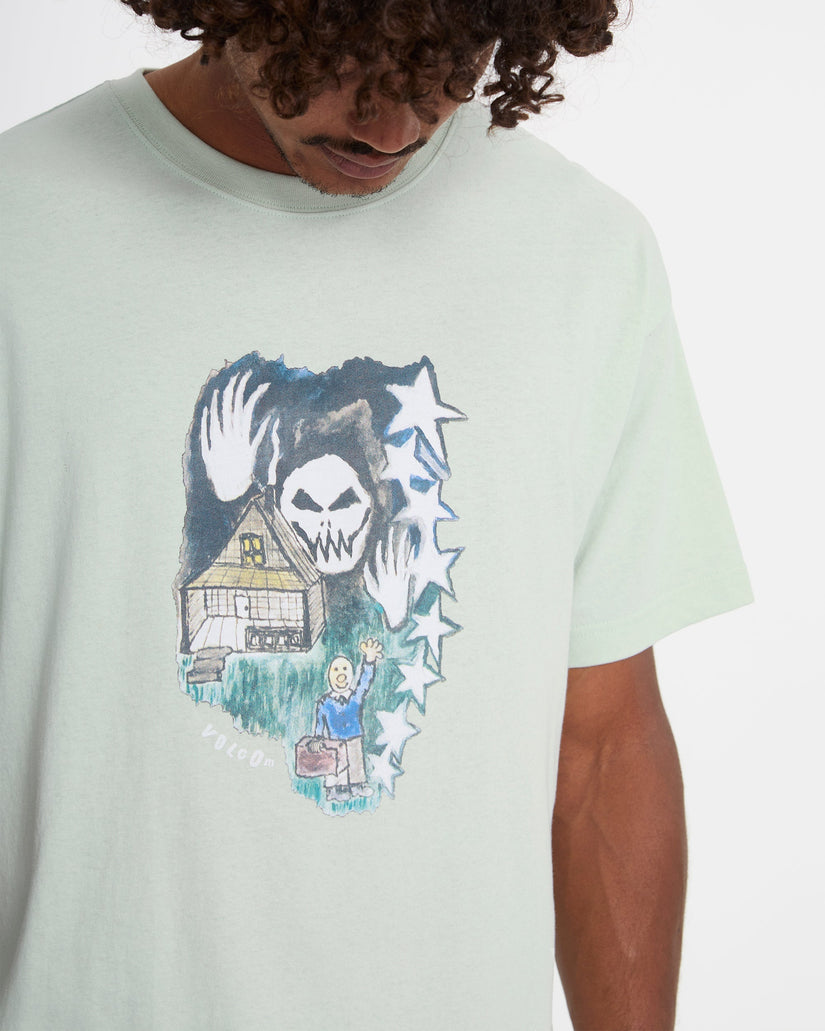 T-shirt Issam Auptel - Pale Aqua