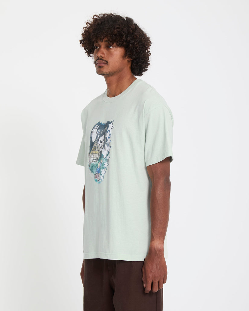 T-shirt Issam Auptel - Pale Aqua