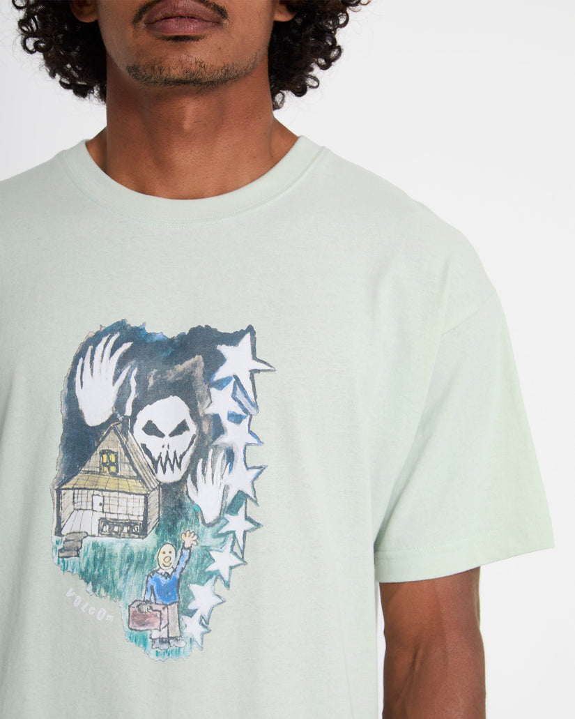T-shirt Issam Auptel - Pale Aqua