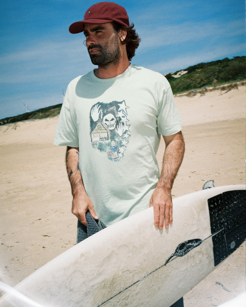T-shirt Issam Auptel - Pale Aqua