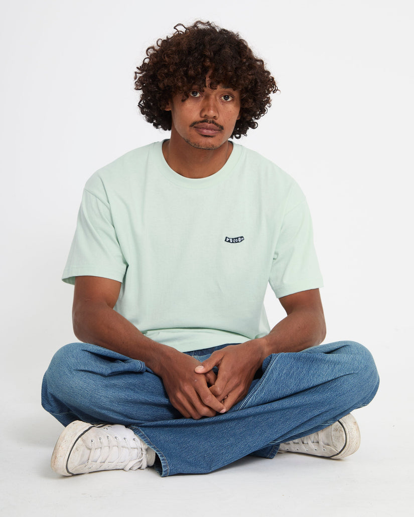 T-shirt Pistol Stone - Pale Aqua