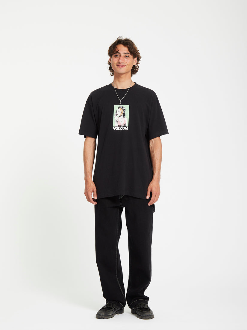 T-shirt Underfaced - BLACK