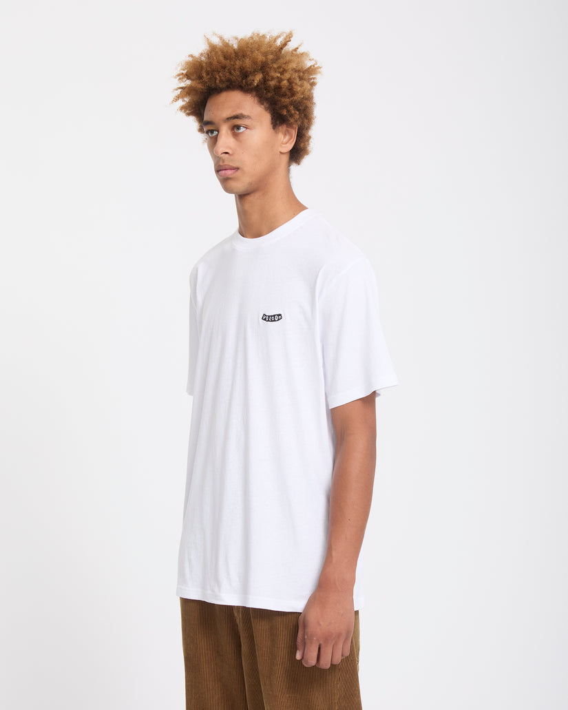 T-shirt Pistol Stone - White