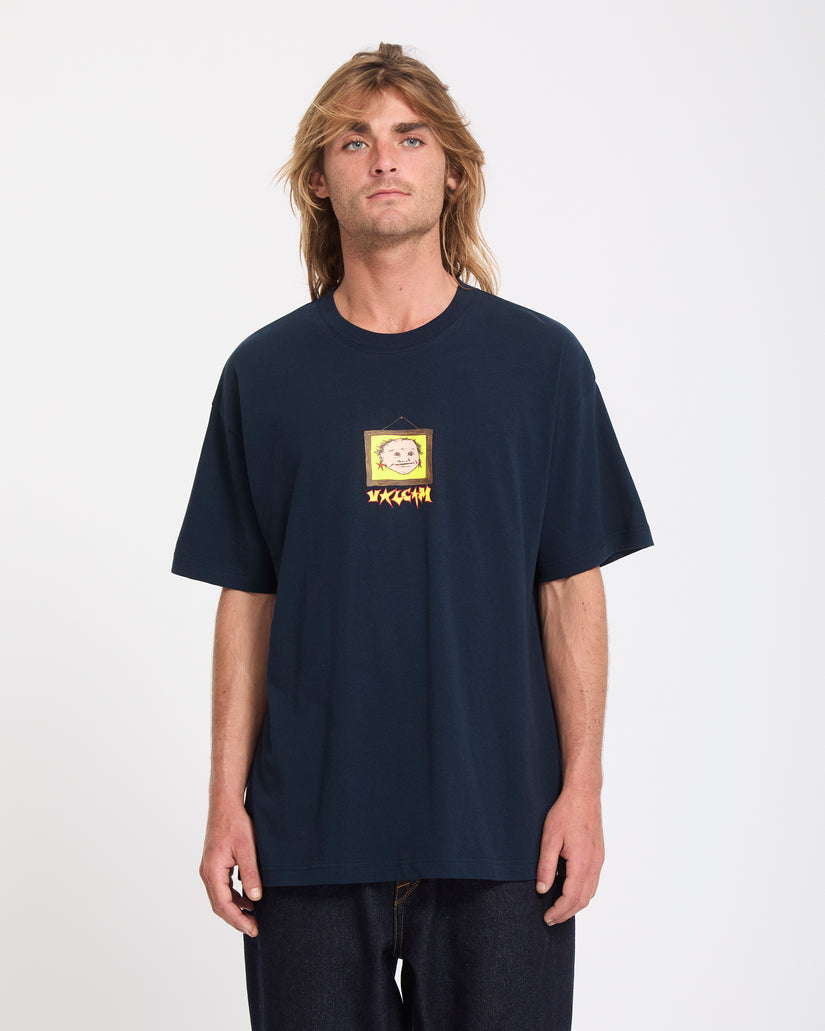 T-shirt Wise Boi - Marine