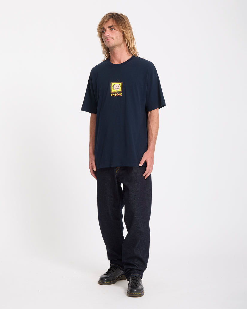 T-shirt Wise Boi - Marine