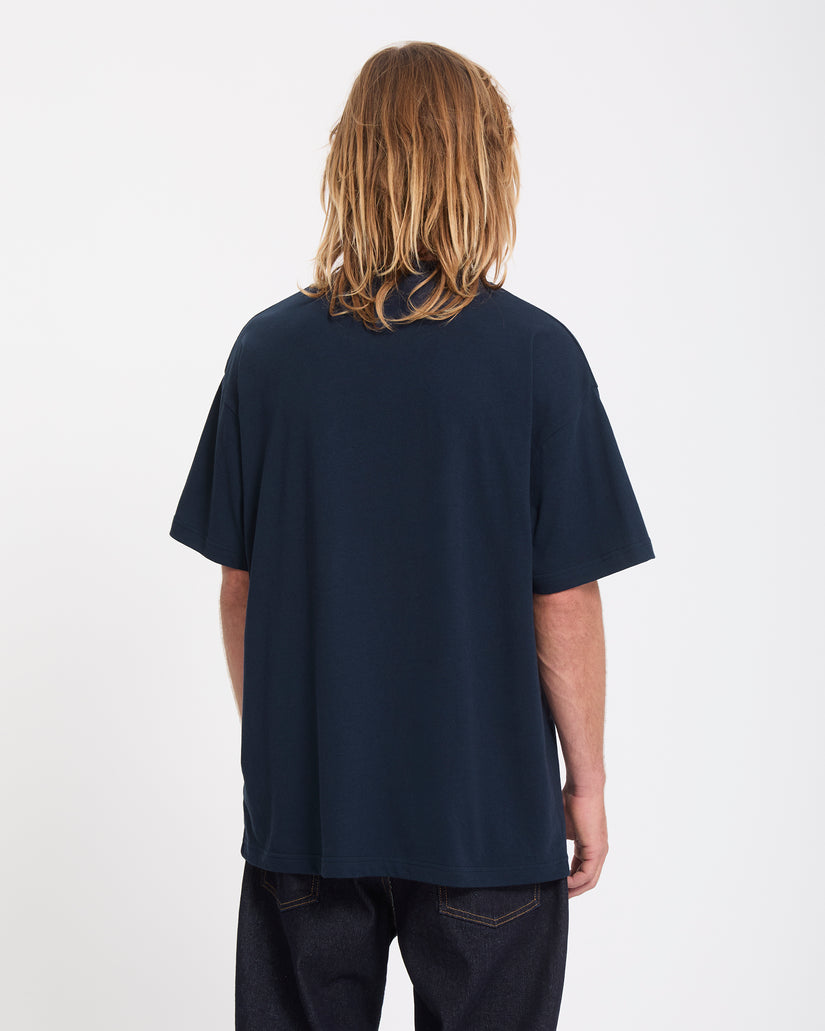 T-shirt Wise Boi - Marine