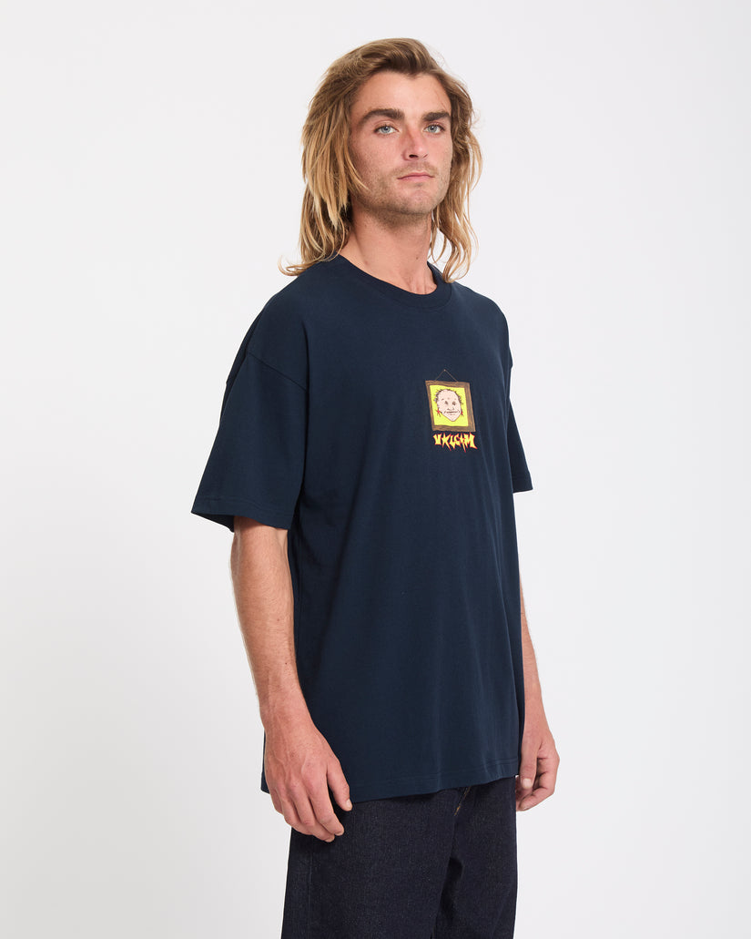 T-shirt Wise Boi - Marine