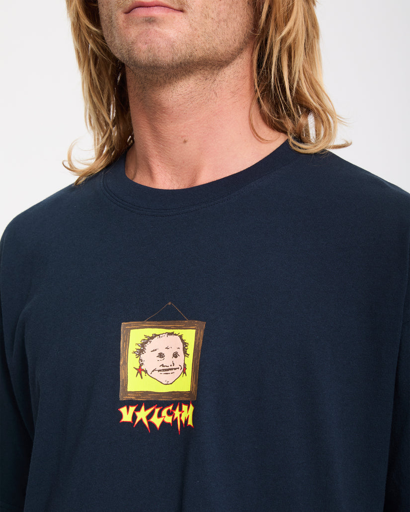 T-shirt Wise Boi - Marine