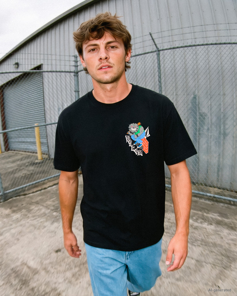 T-shirt Sk8 Break - Black