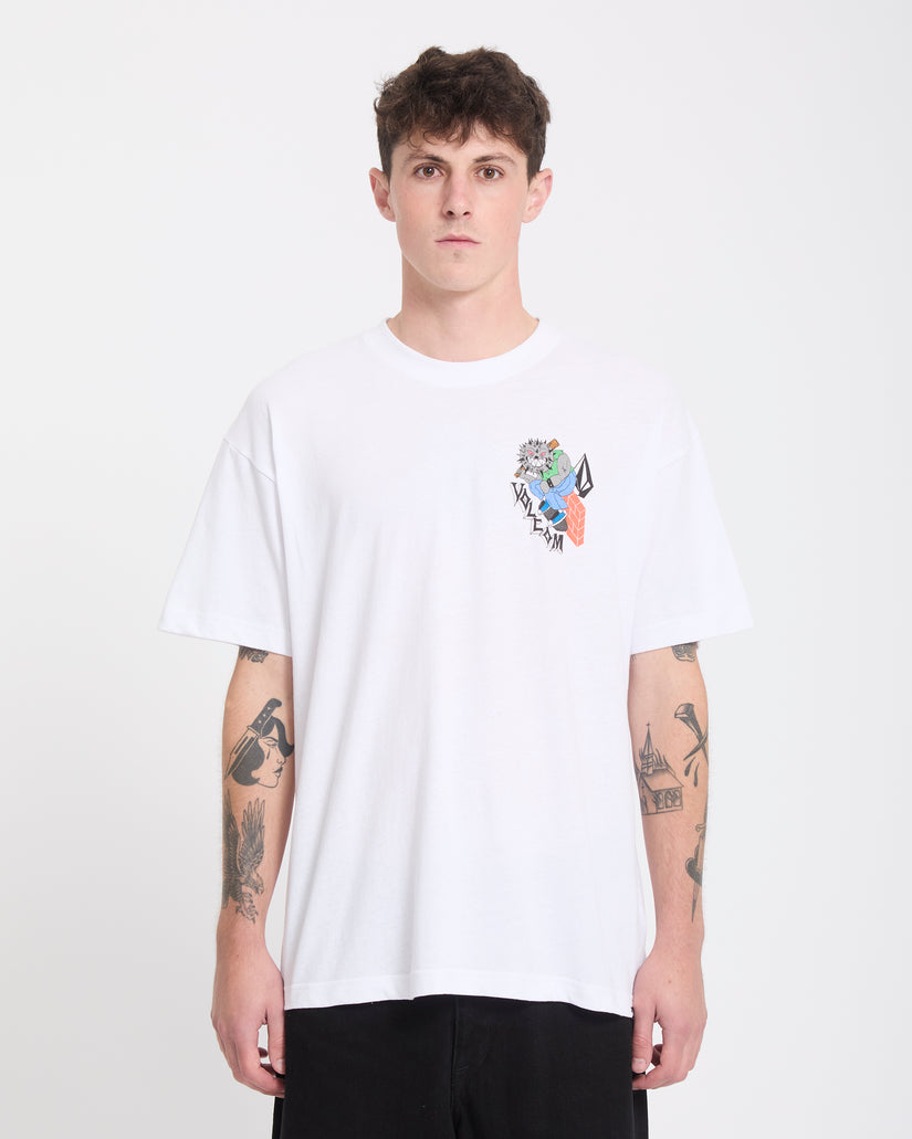 T-shirt Sk8 Break - White