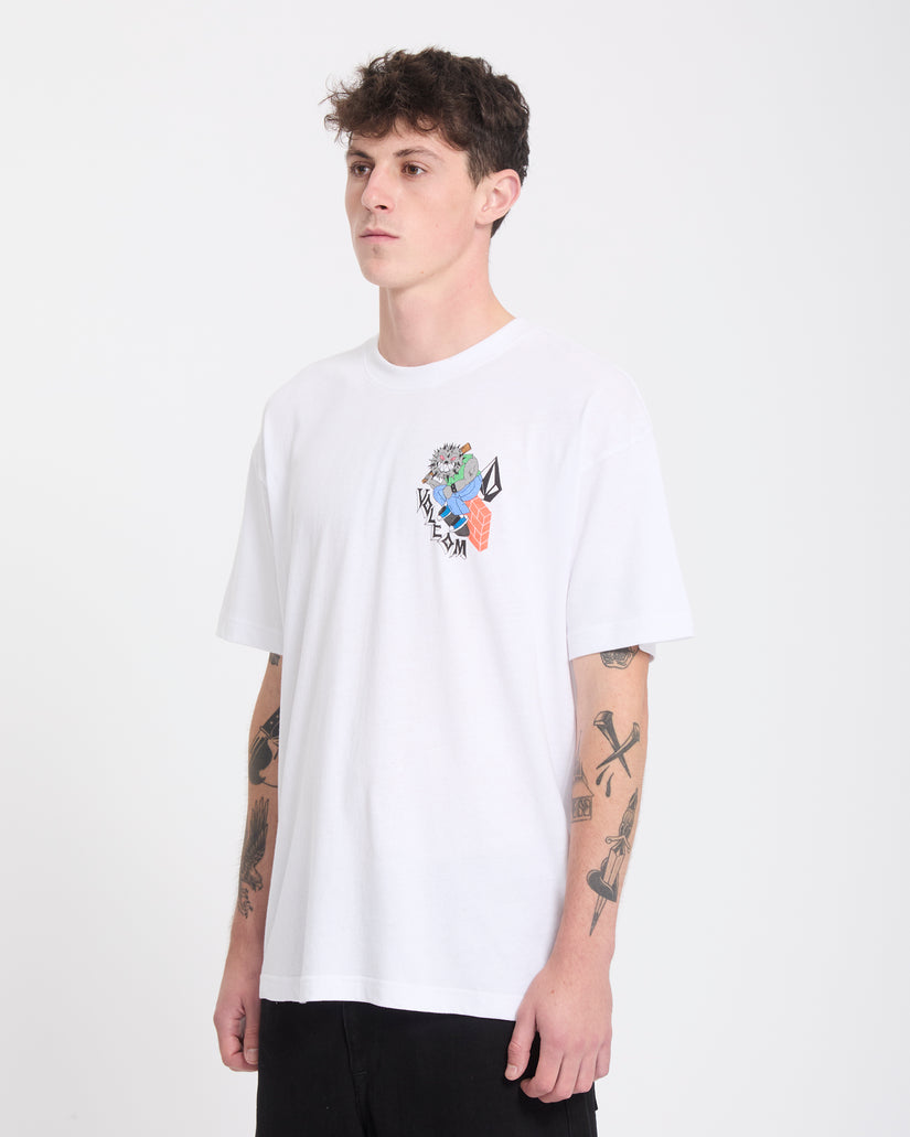 T-shirt Sk8 Break - White