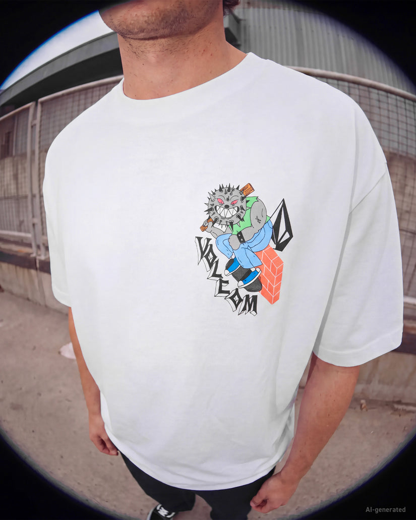 T-shirt Sk8 Break - White