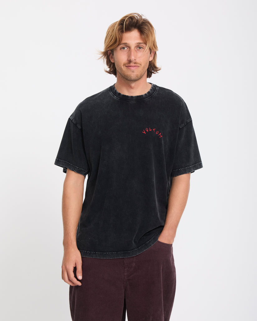 T-shirt Wrong Angel - Light Acid Black