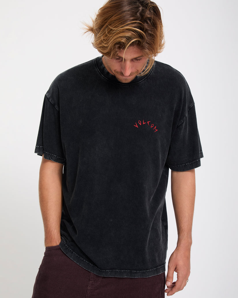 T-shirt Wrong Angel - Light Acid Black