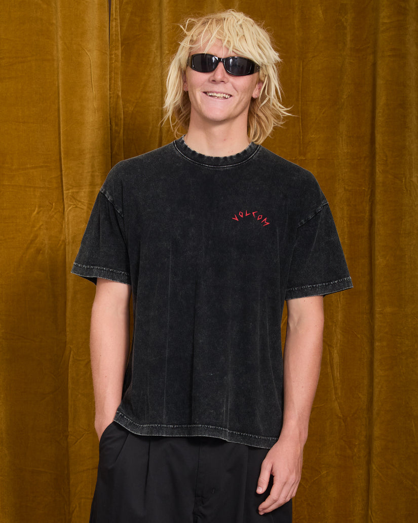 T-shirt Wrong Angel - Light Acid Black